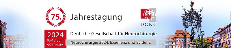 [Translate to English:] Banner 75. Jahrestagung der Deutschen Gesellschaft für Neurochirurgie